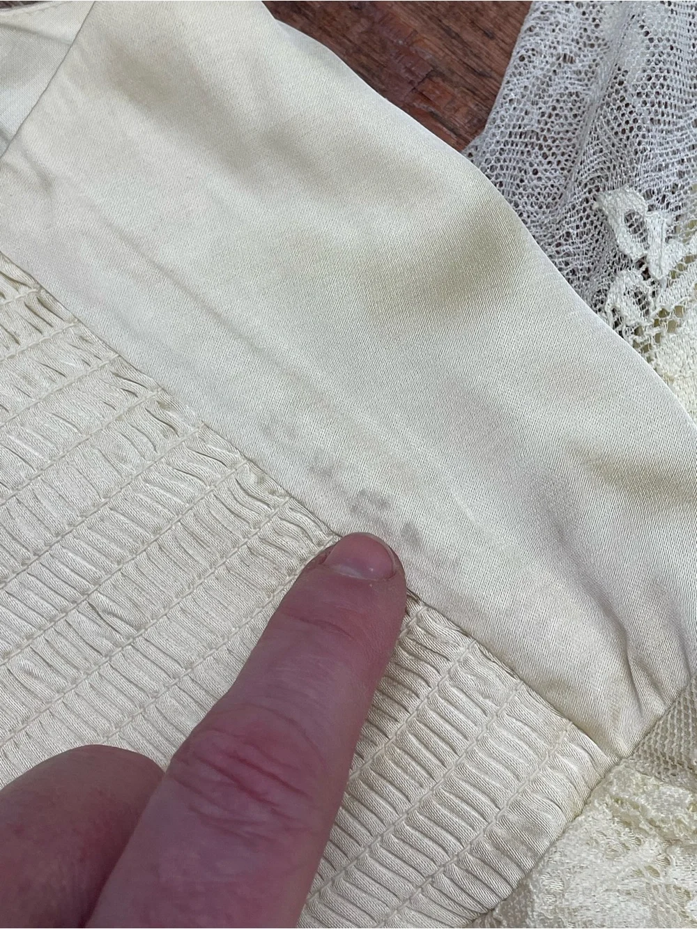 Abercrombie and fitch XL Julia slip lace dress butter yellow